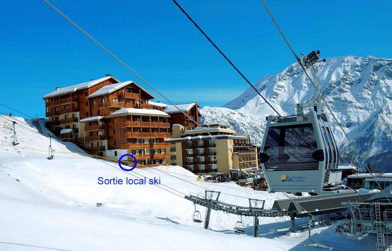 Appt T2 Cabine 4-6 Personnes Au Pied Des Pistes Orcières المظهر الخارجي الصورة